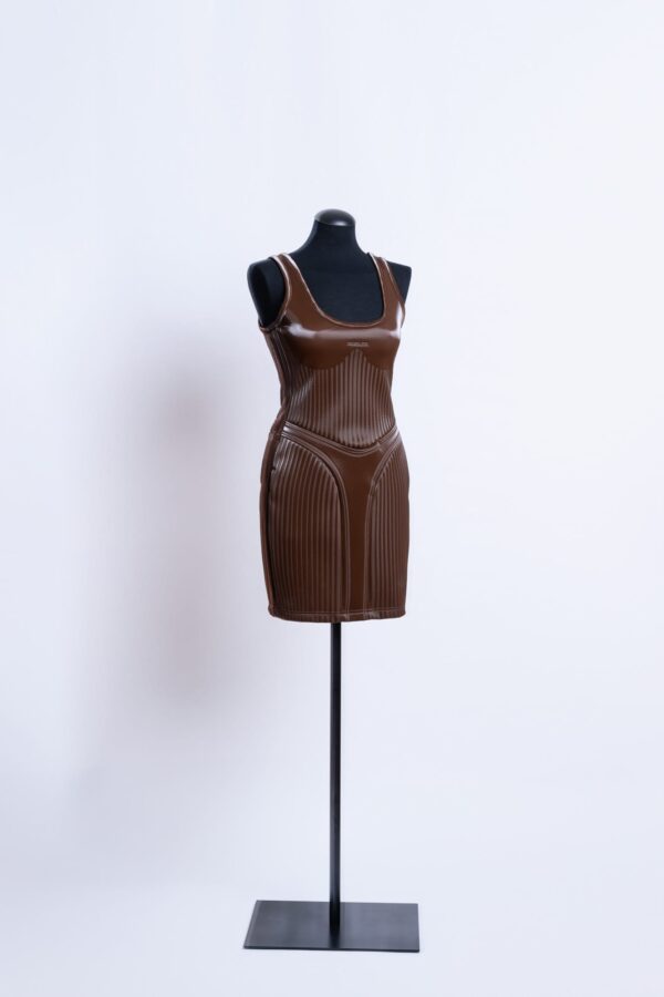 Mugler Embossed Dress