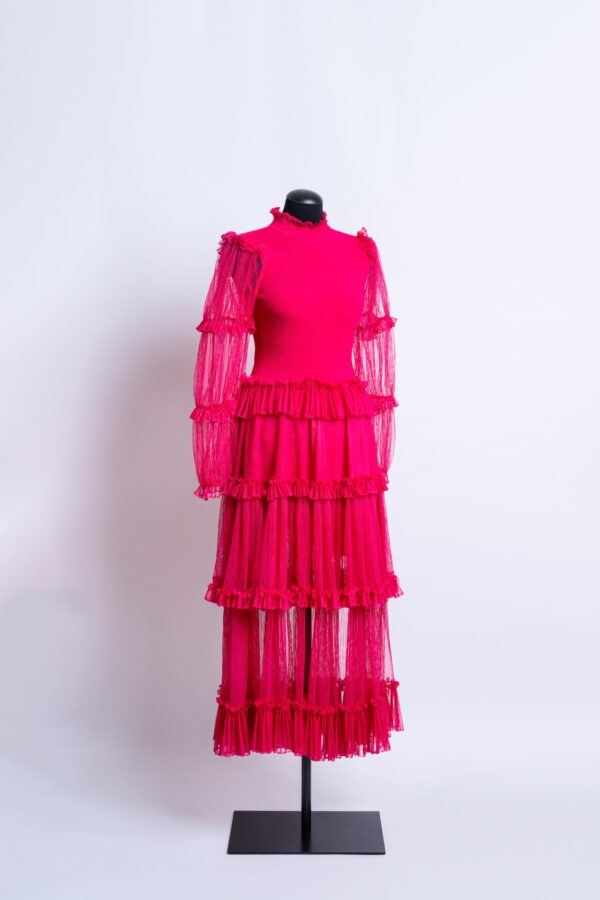 Alexander McQueen Ruffled Long Dress