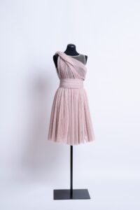 Robe asymétrique plissée Dolce&Gabbana